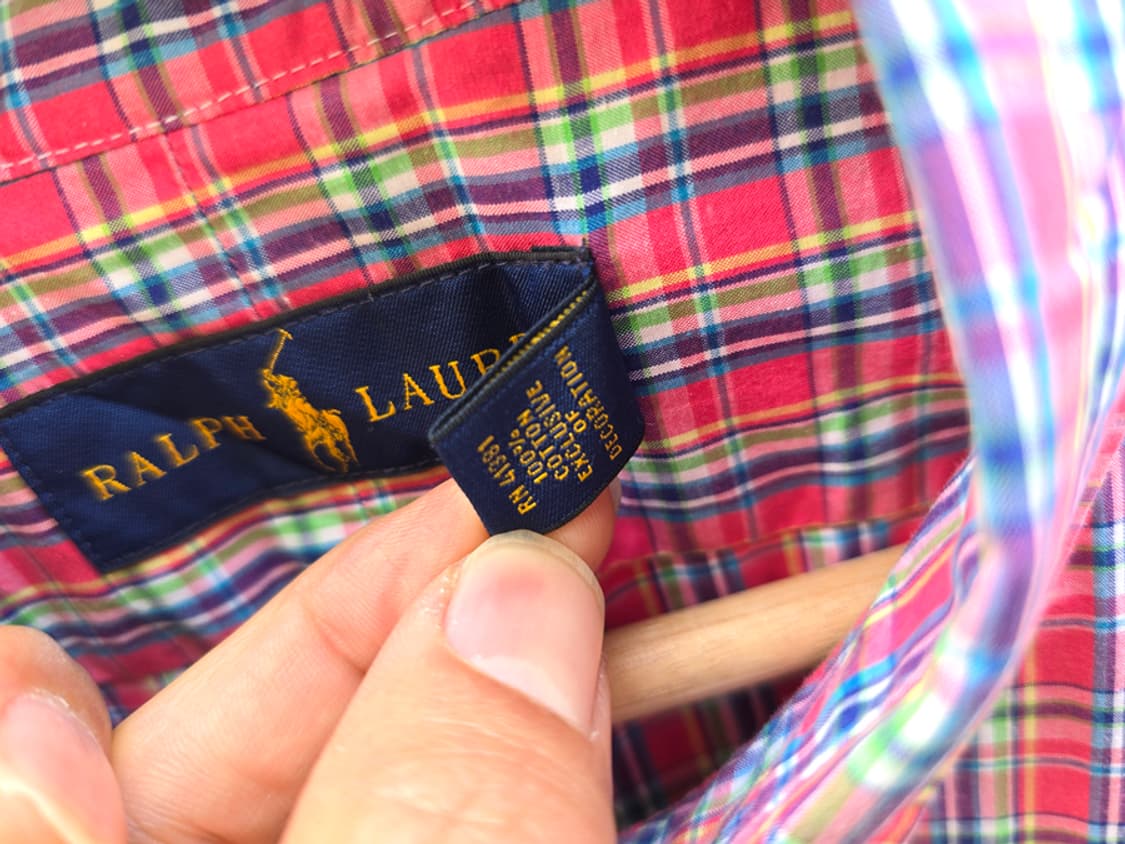 랄프로렌 체크 셔츠 상품이미지5
