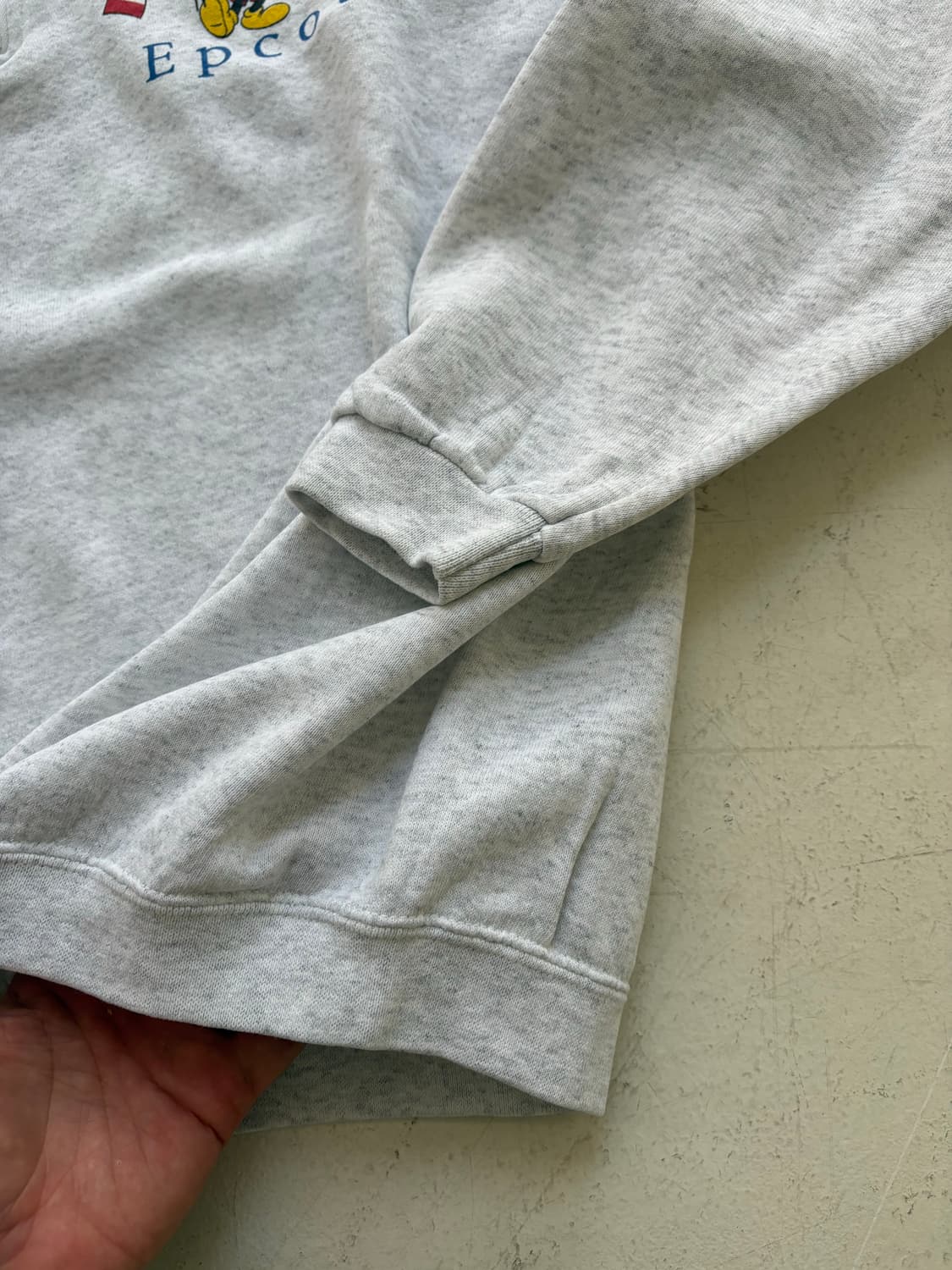 90's USA Mickey Epcot Quarter Zip Sweats 상품이미지7