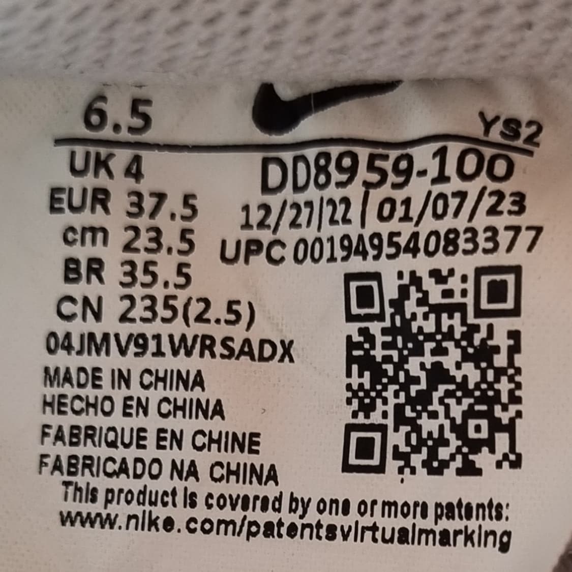 나이키 에어포스1 올백 여성운동화235 상품이미지6