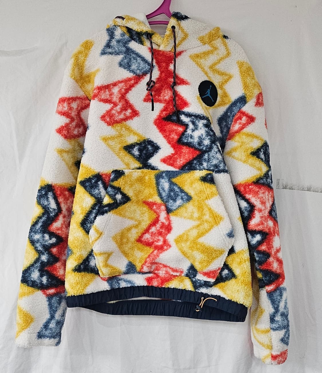 조던 멀티컬러 패턴 플리스 후드티 M 상품이미지1