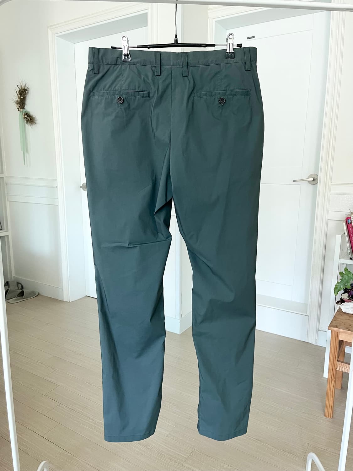 지지오투 코튼 팬츠 카키그레이 상품이미지4