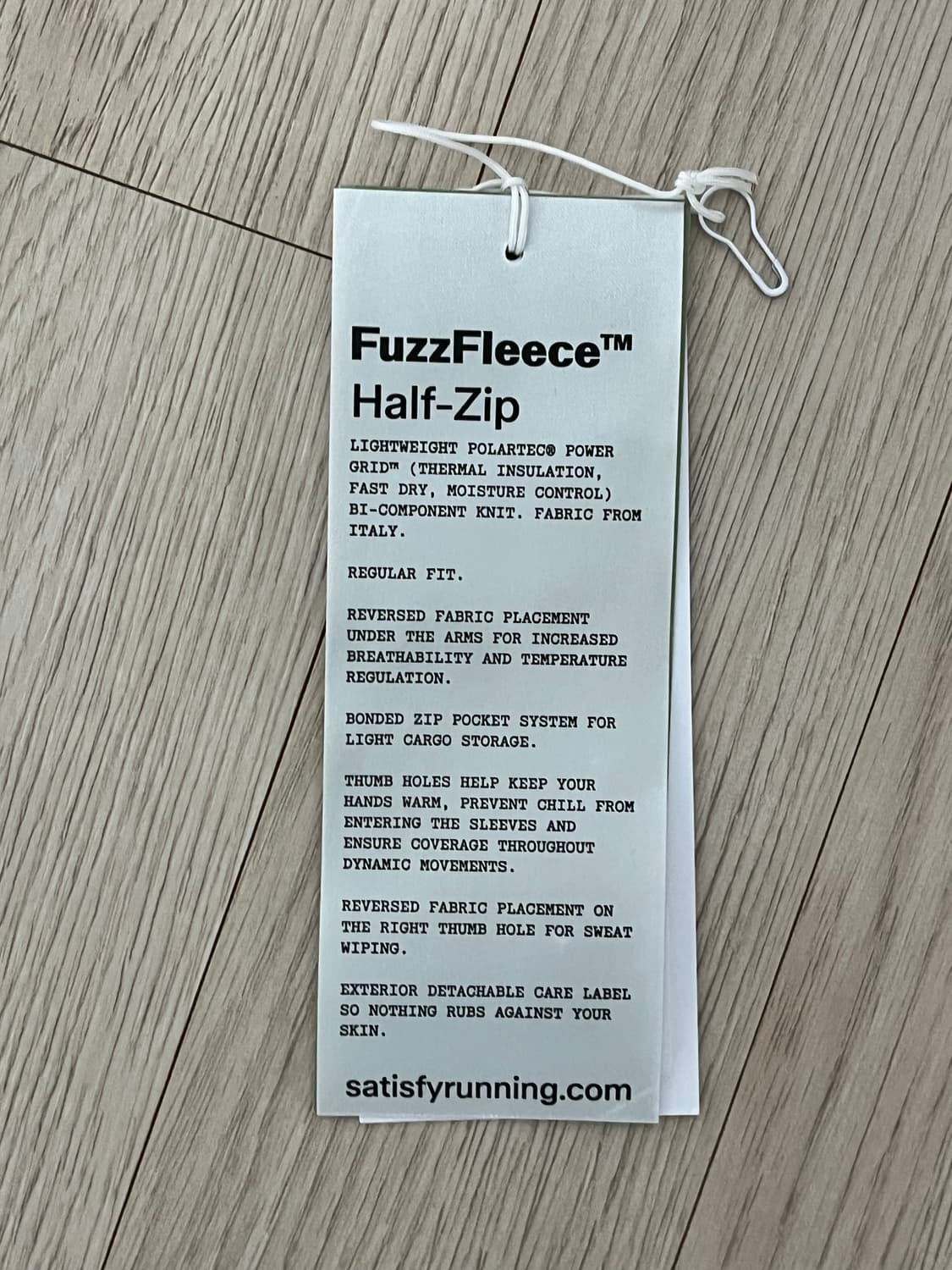 새티스파이 퍼즈플리스 하프 집 블랙 상품이미지3