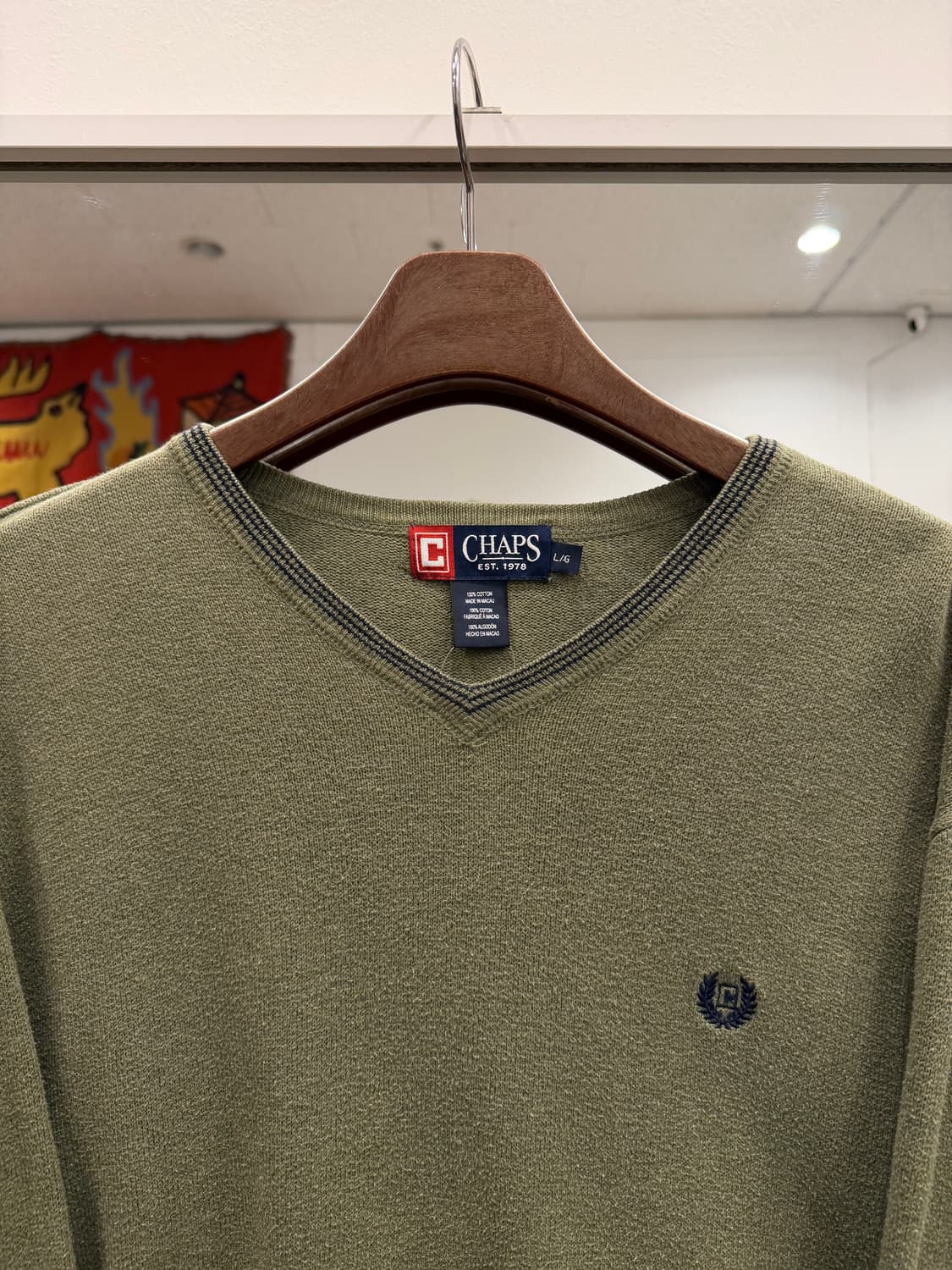 Chaps ralph lauren 챕스 랄프로렌 브이넥 니트 상품이미지3