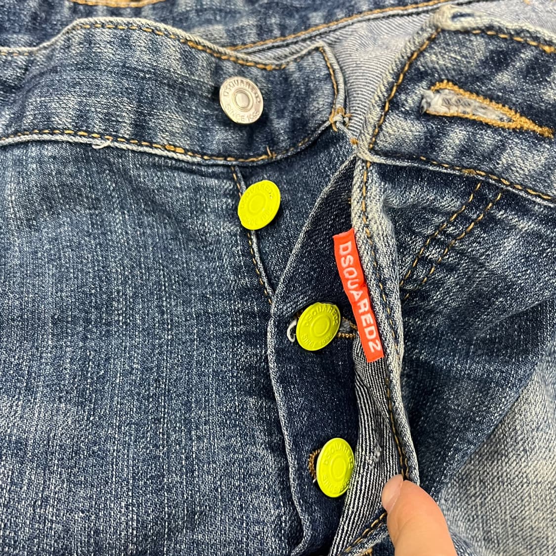 [정품/54] 디스퀘어드2 워싱 데님 청바지 b19 상품이미지4