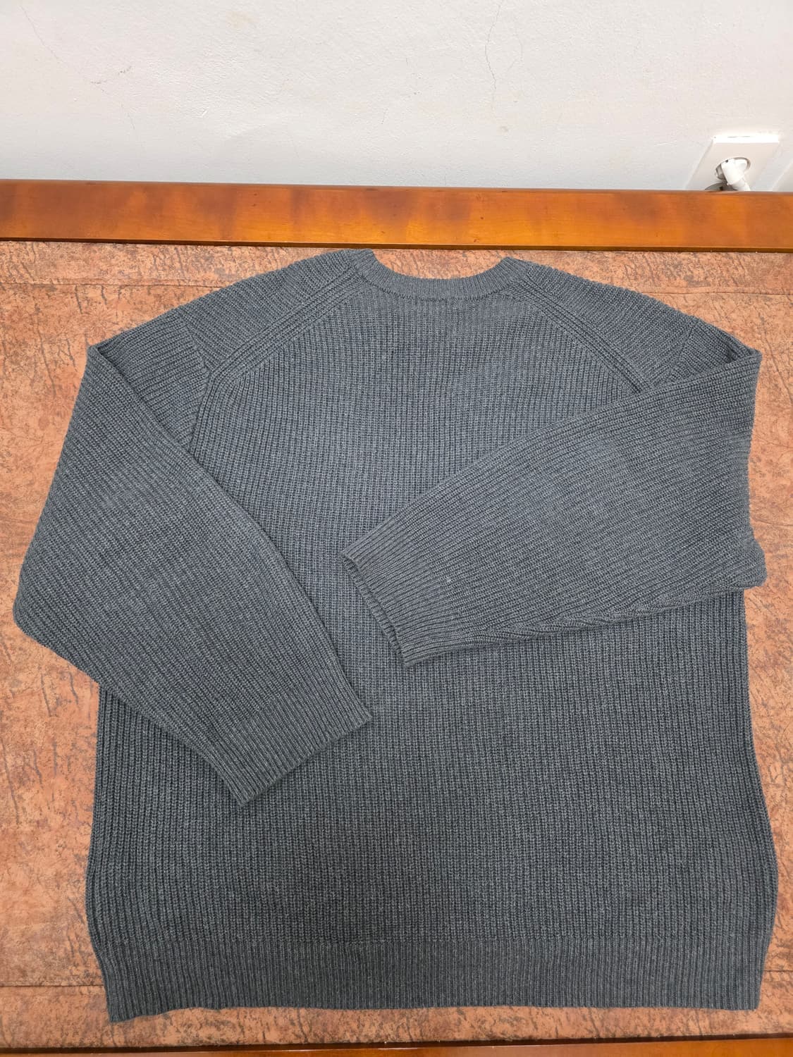 무신사스탠다드 라운드넥 골지 니트 XL 상품이미지6