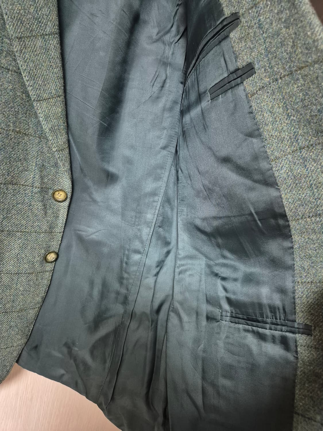 (정품) 올드 셀린느 퓨어울 자켓 블레이져 50 남성 이태리 상품이미지7