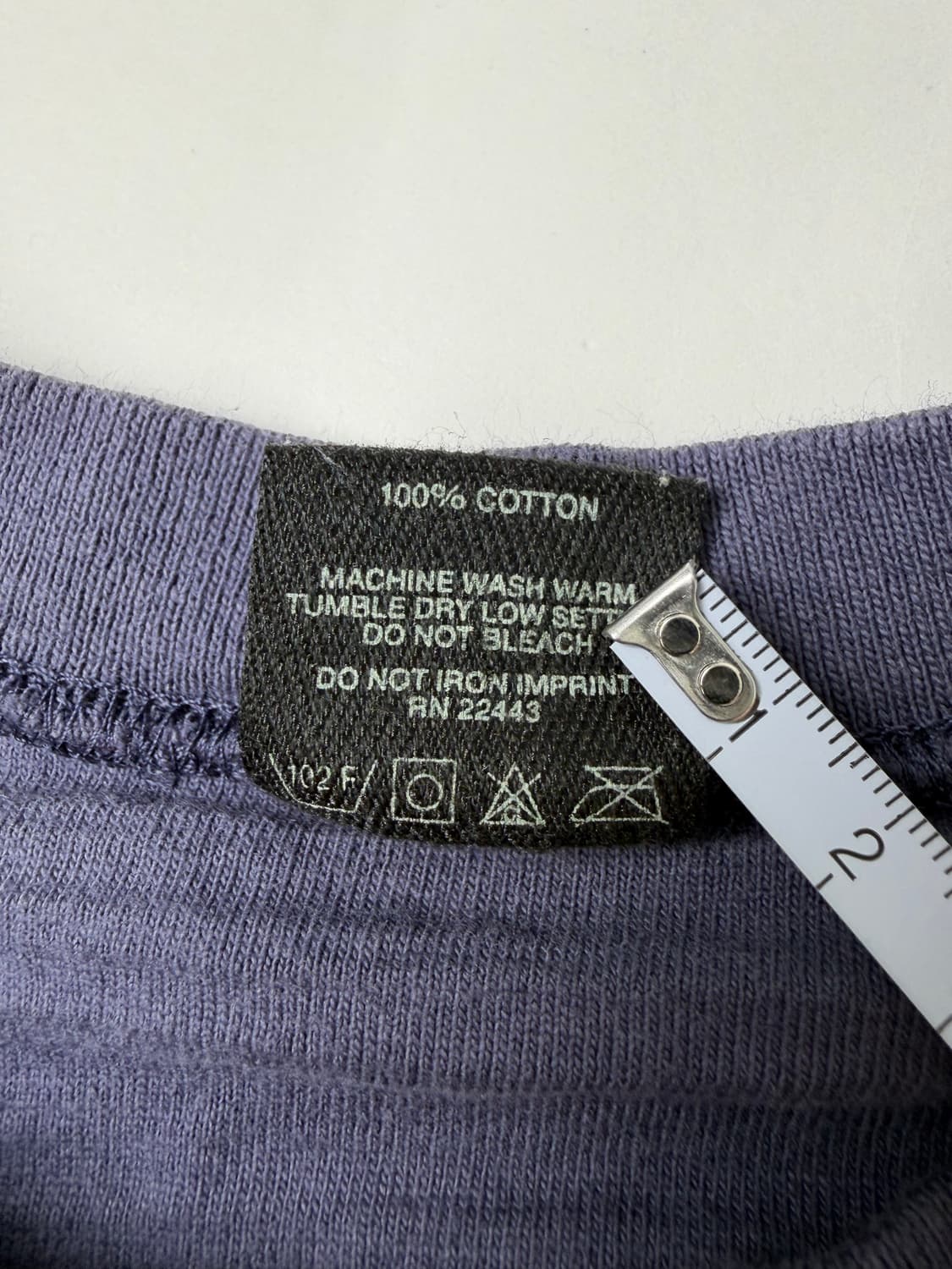 00s Quiksilver Striped Tee (faded violet 상품이미지4