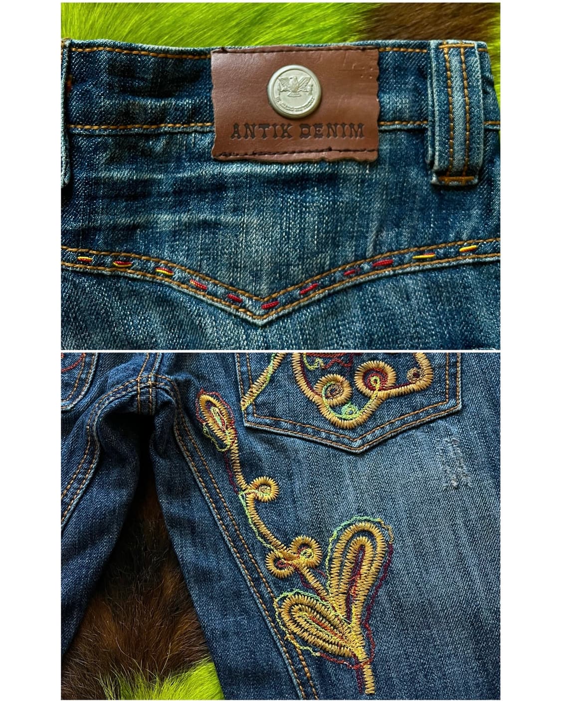 90-00s ANTIK DENIM U.S.A Flare Jeans 상품이미지10