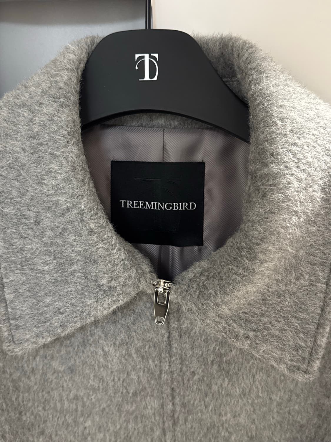 트리밍버드 트라움 숏 집업 그레이 상품이미지5