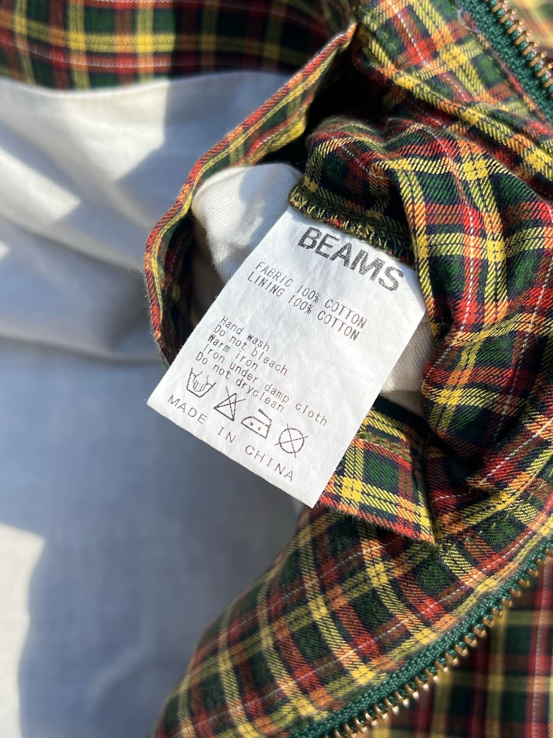 Beams Check Blouson Jacket 상품이미지8