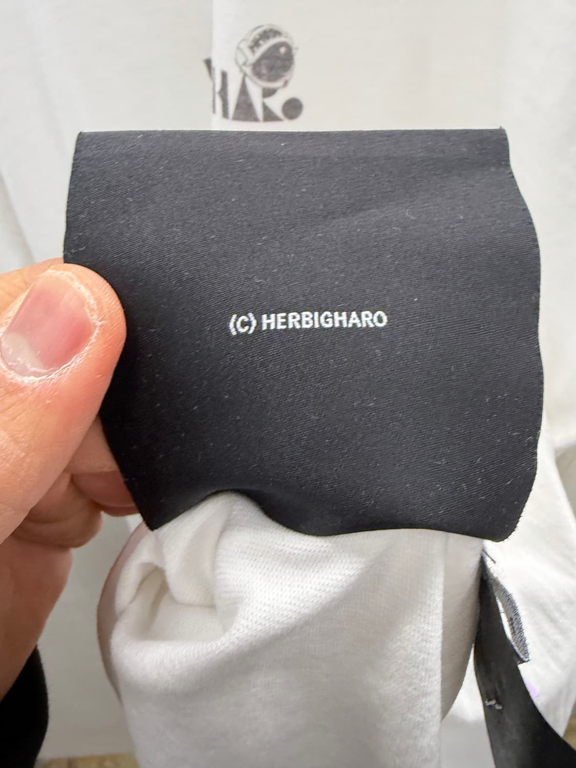 허비그하로 흰색 반팔 티셔츠 1 사이즈 상품이미지7