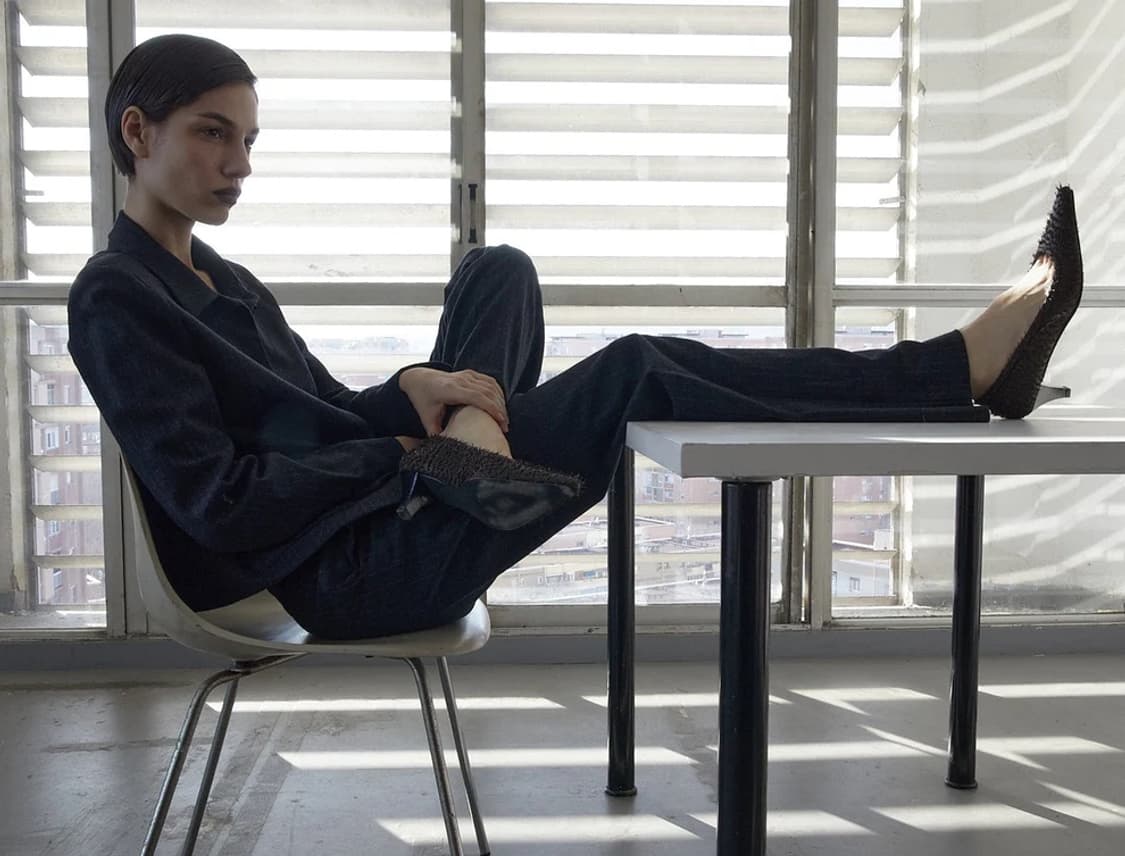 [38,39]팔로마울 Leslie II 펌프스 힐/브라운 상품이미지3