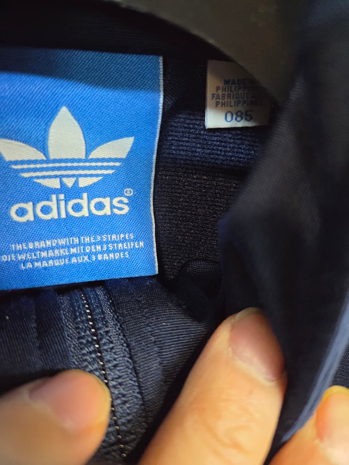 아디다스 파이어버드 트랙탑 져지 85 네이비옐로우  상품이미지3