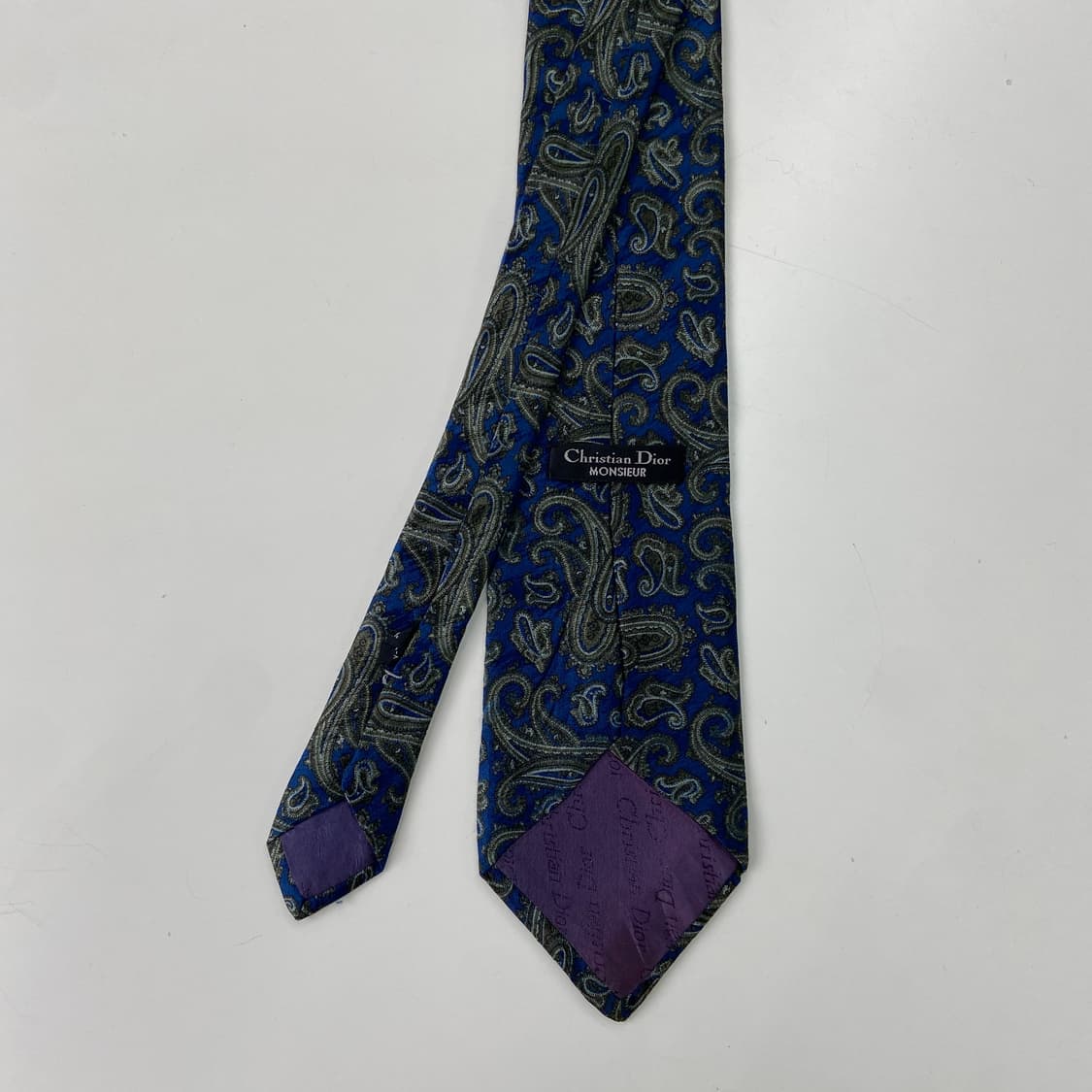 크리스찬 디올(Dior) 페이즐리 정품 명품넥타이 상품이미지3