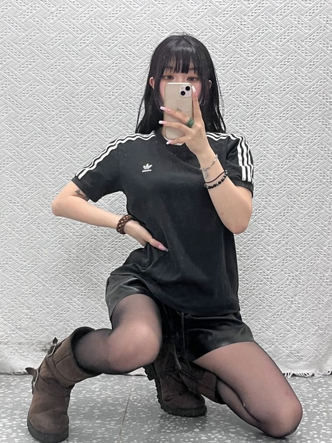 아디다스 캐주얼 스포티 3S 트레포일 반팔티 M C12290 상품이미지1