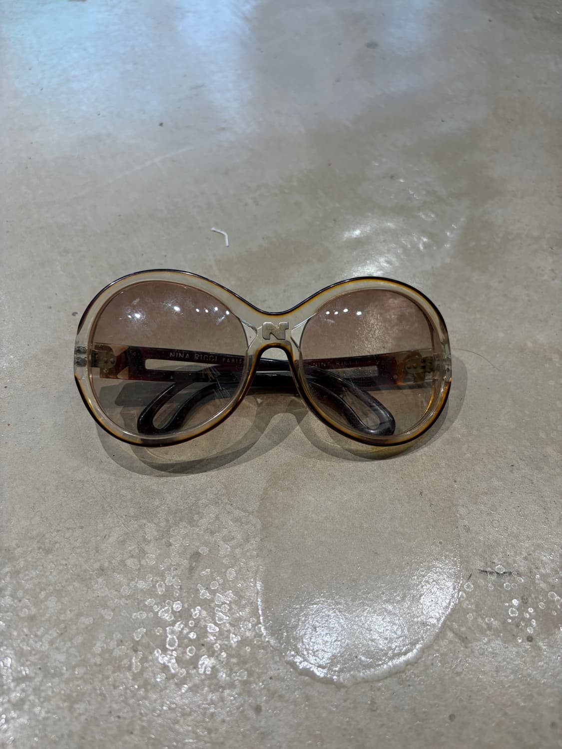 70s NINA RICCI  Butterfly Sunglasses 상품이미지1