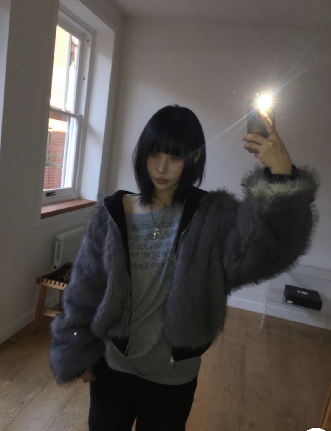 이즈이즈 나의나인 Pudding Charcoal Jumper  (2way 상품이미지1