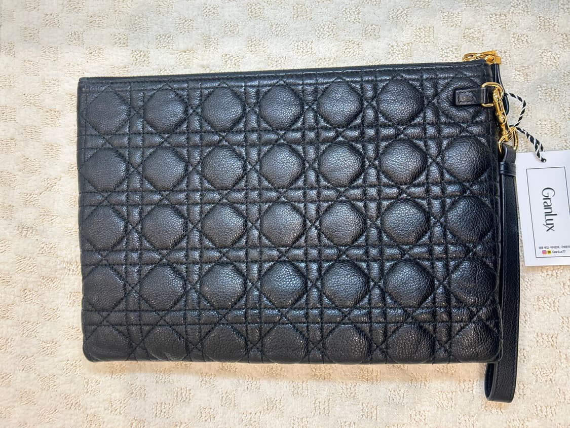 [정품/중고] 디올 까로 데일리 파우치 클러치 상품이미지2
