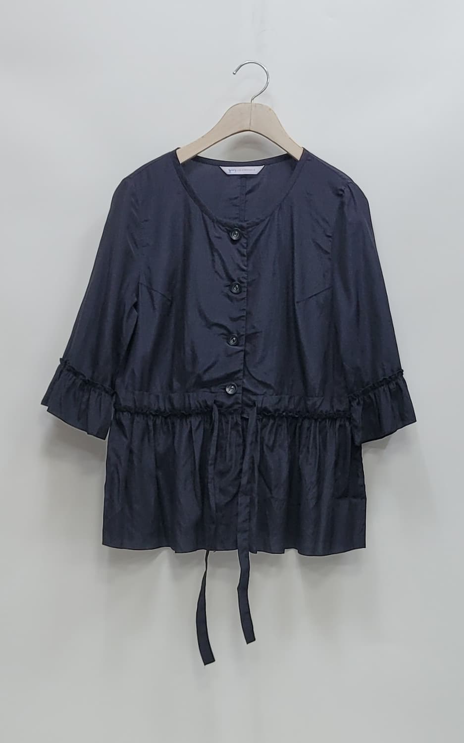 GIVY 기비 레이온 스트링 블라우스 /  여 54호(82-88-155) 상품이미지1