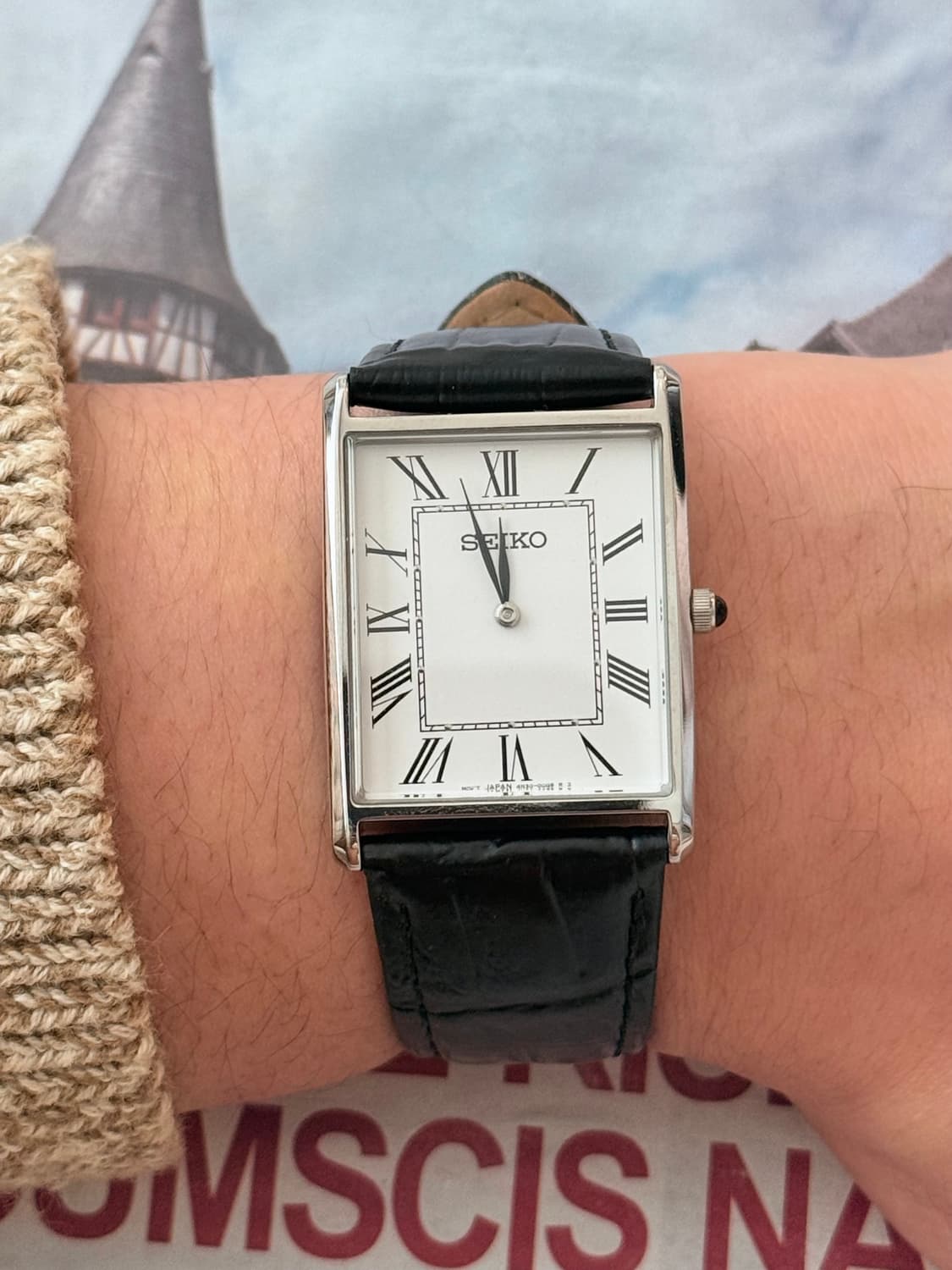 Seiko 세이코 Essentials Tank Quartz 상품이미지7