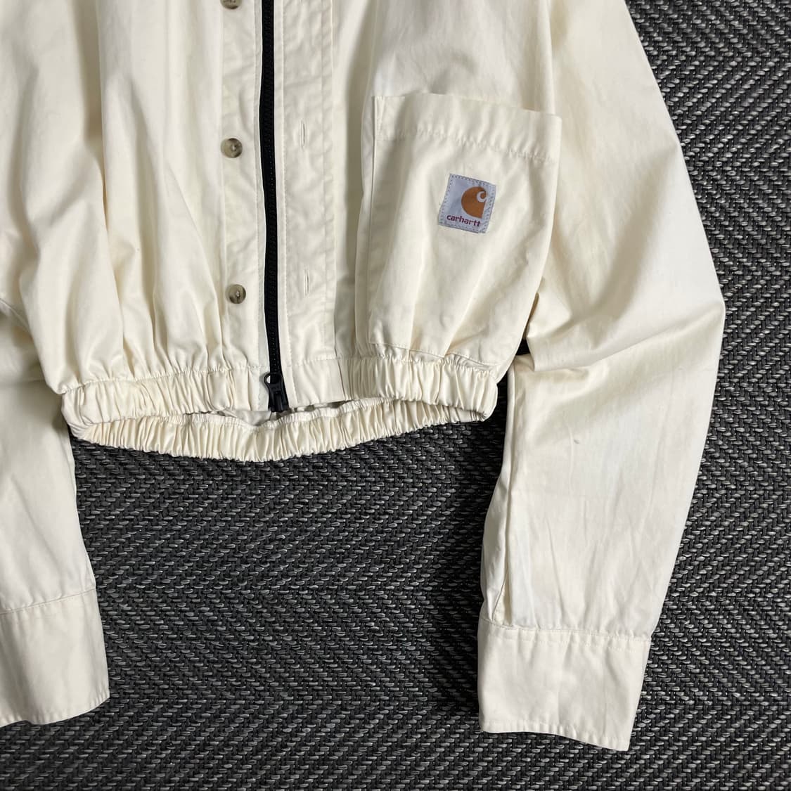 칼하트 크롭 리메이크 투웨이 셔츠 자켓o 2994 상품이미지2