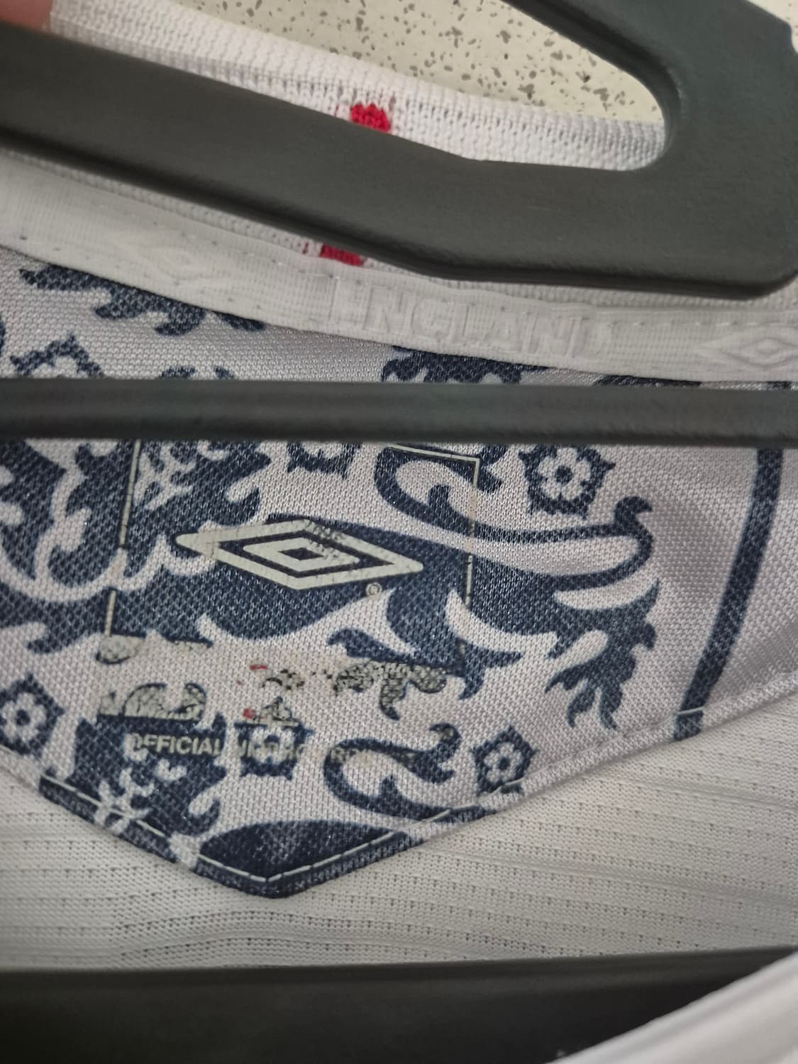 2006월드컵 잉글랜드 국대 베컴 축구유니폼 엄브로 상품이미지5