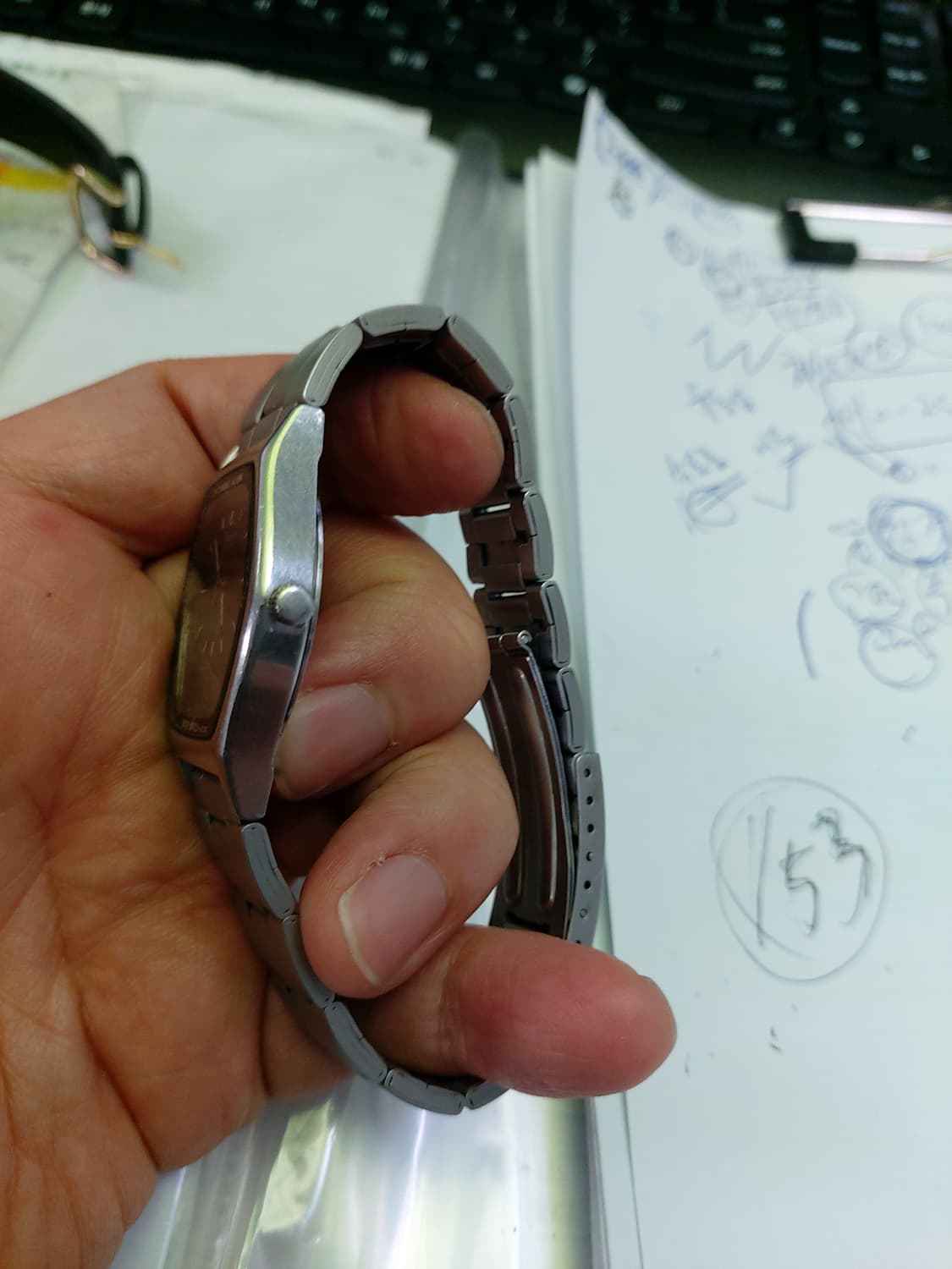 세이코 쿼츠 2채널 시계 상품이미지2