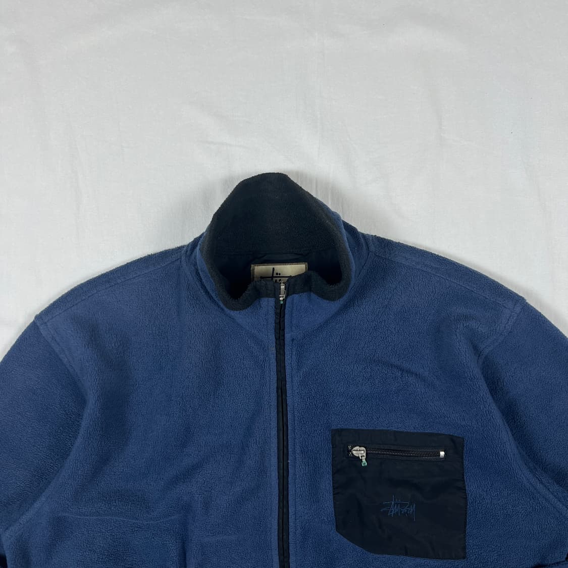 90‘s 스투시 stussy 로고 플리스 집업 자켓 상품이미지2
