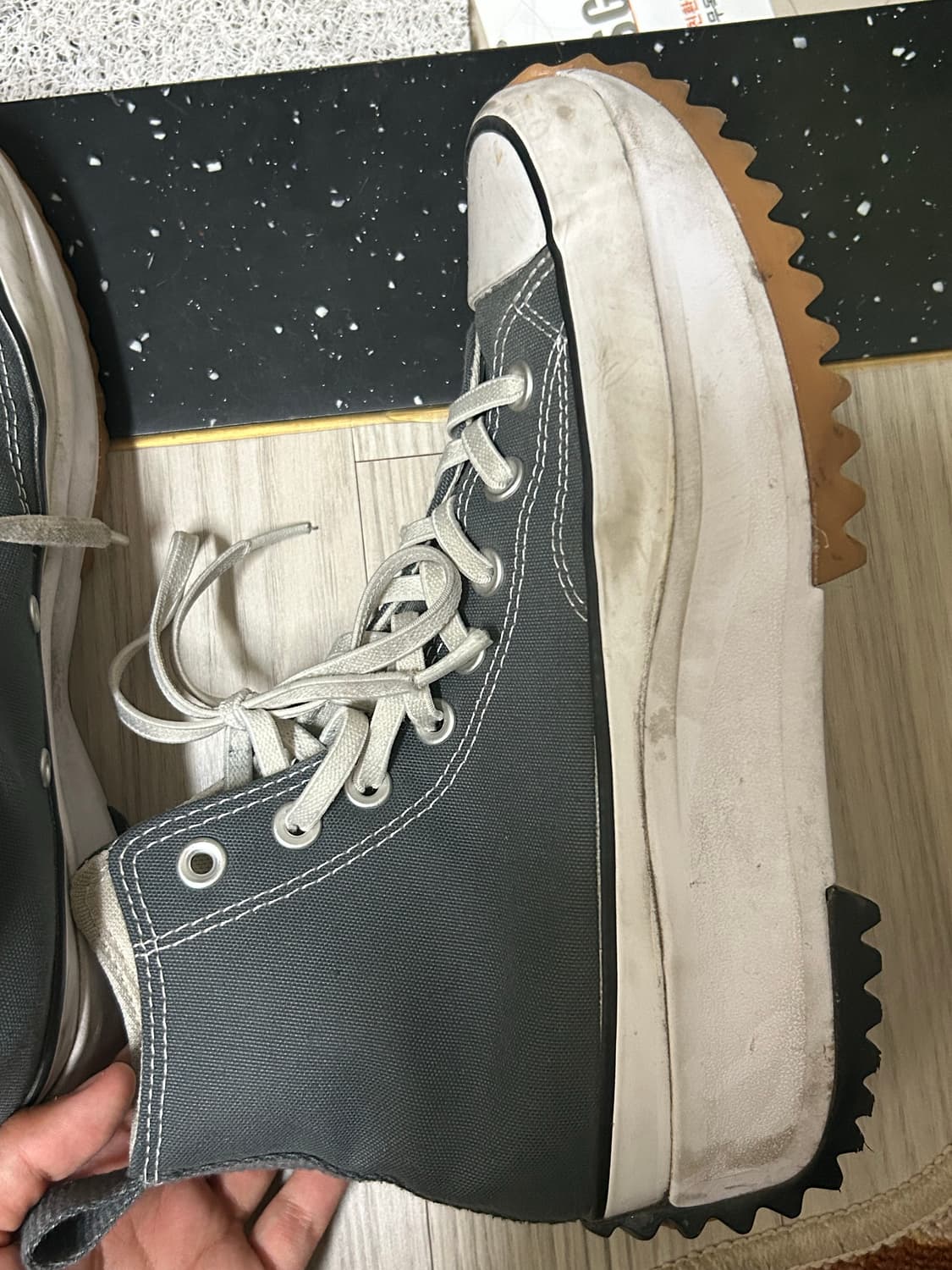 컨버스 런스타 하이크 하이 '아이언 그레이 검' A03703C 상품이미지3