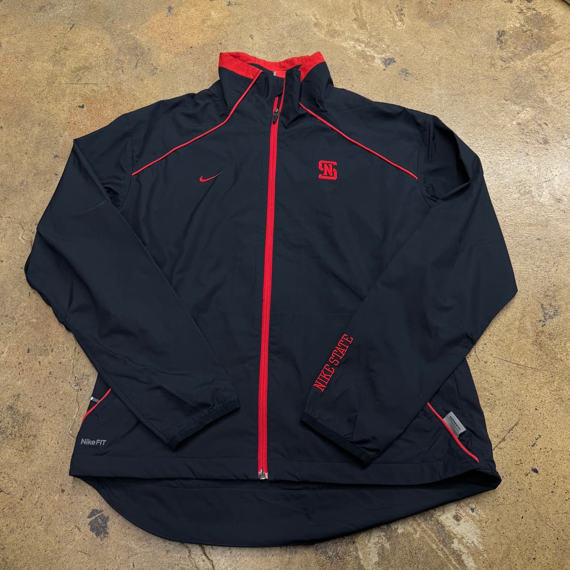 [정품/L] 나이키 Nike State 바람막이 블랙 레드 b16 상품이미지2