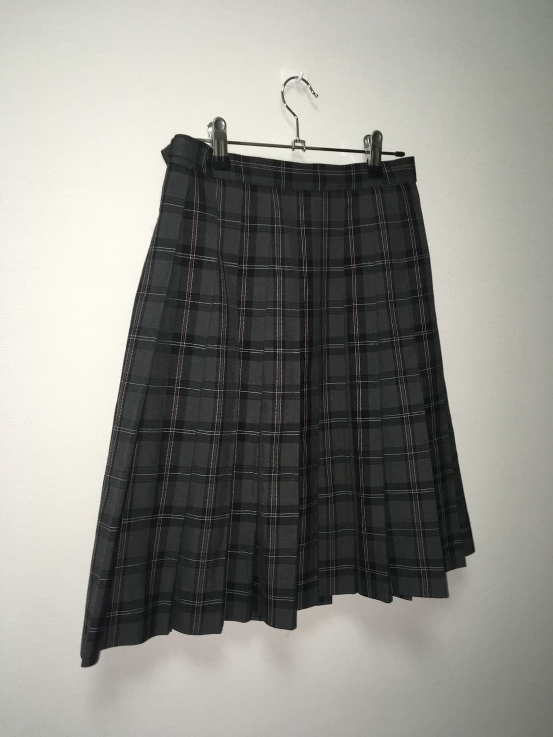 check midi skirt 상품이미지1