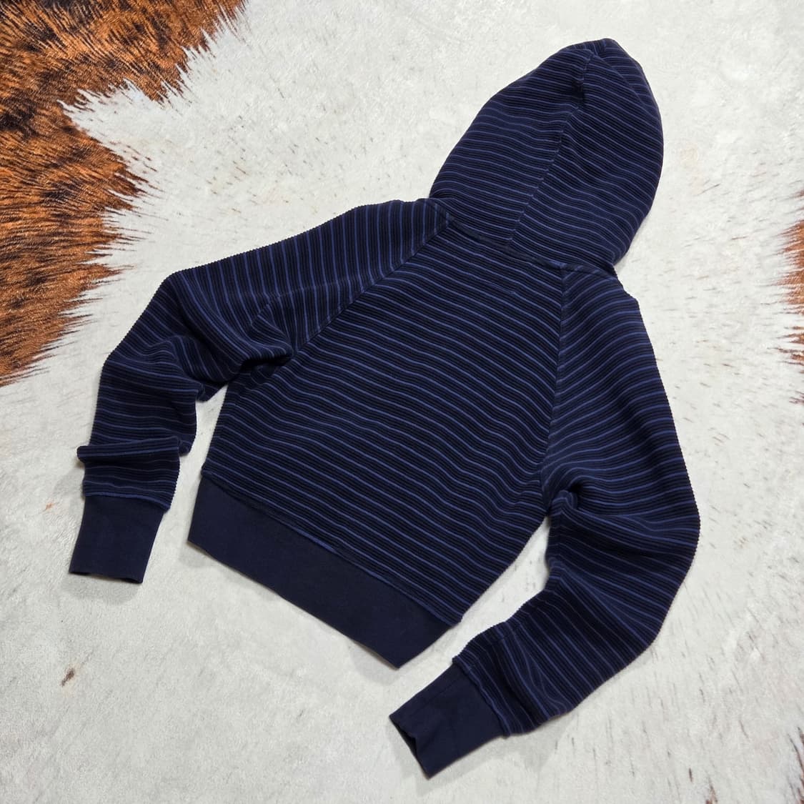 MLB NY 단가라 하이넥 볼레로 후드집업 상품이미지4