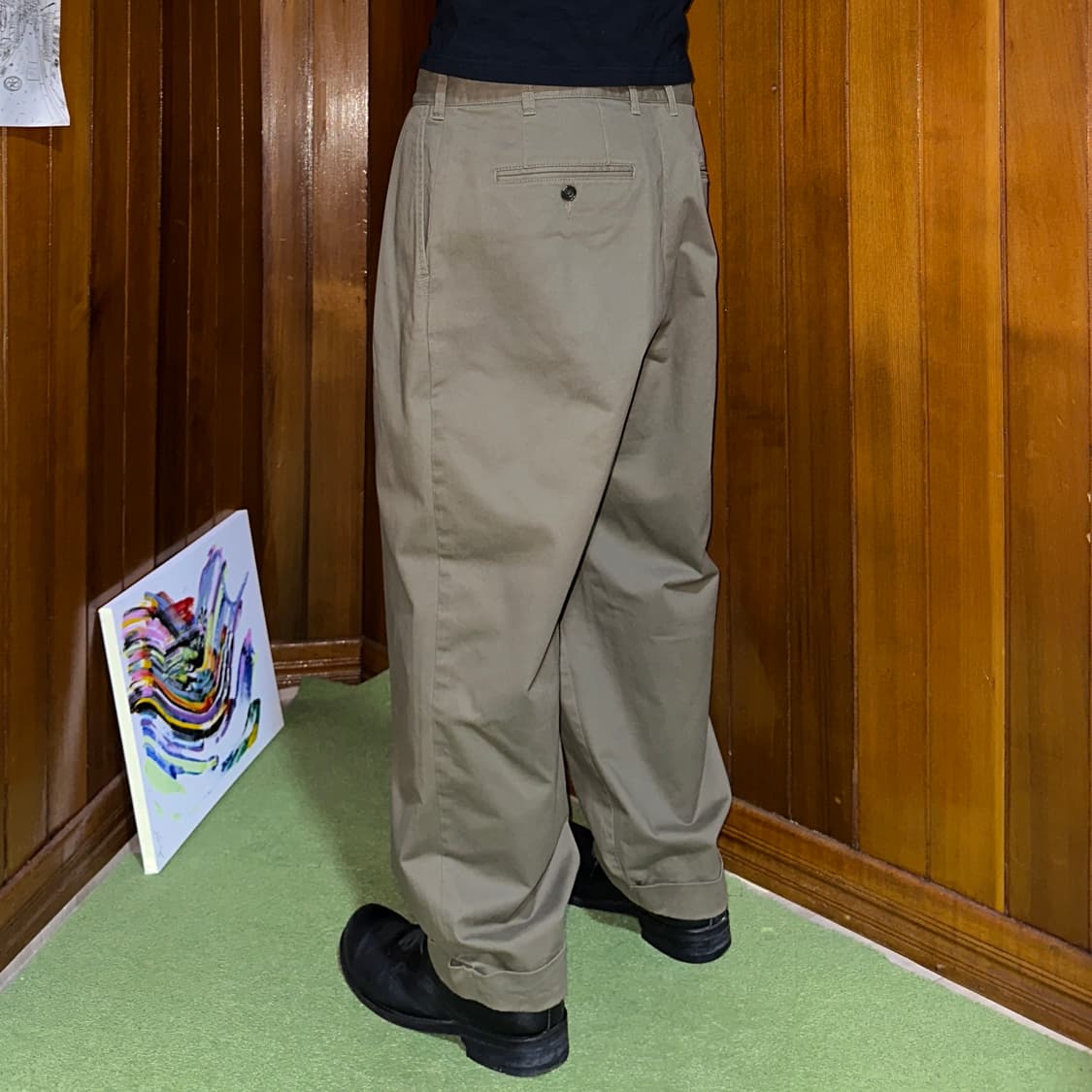 Beams plus two tuck chino crop pants 상품이미지3