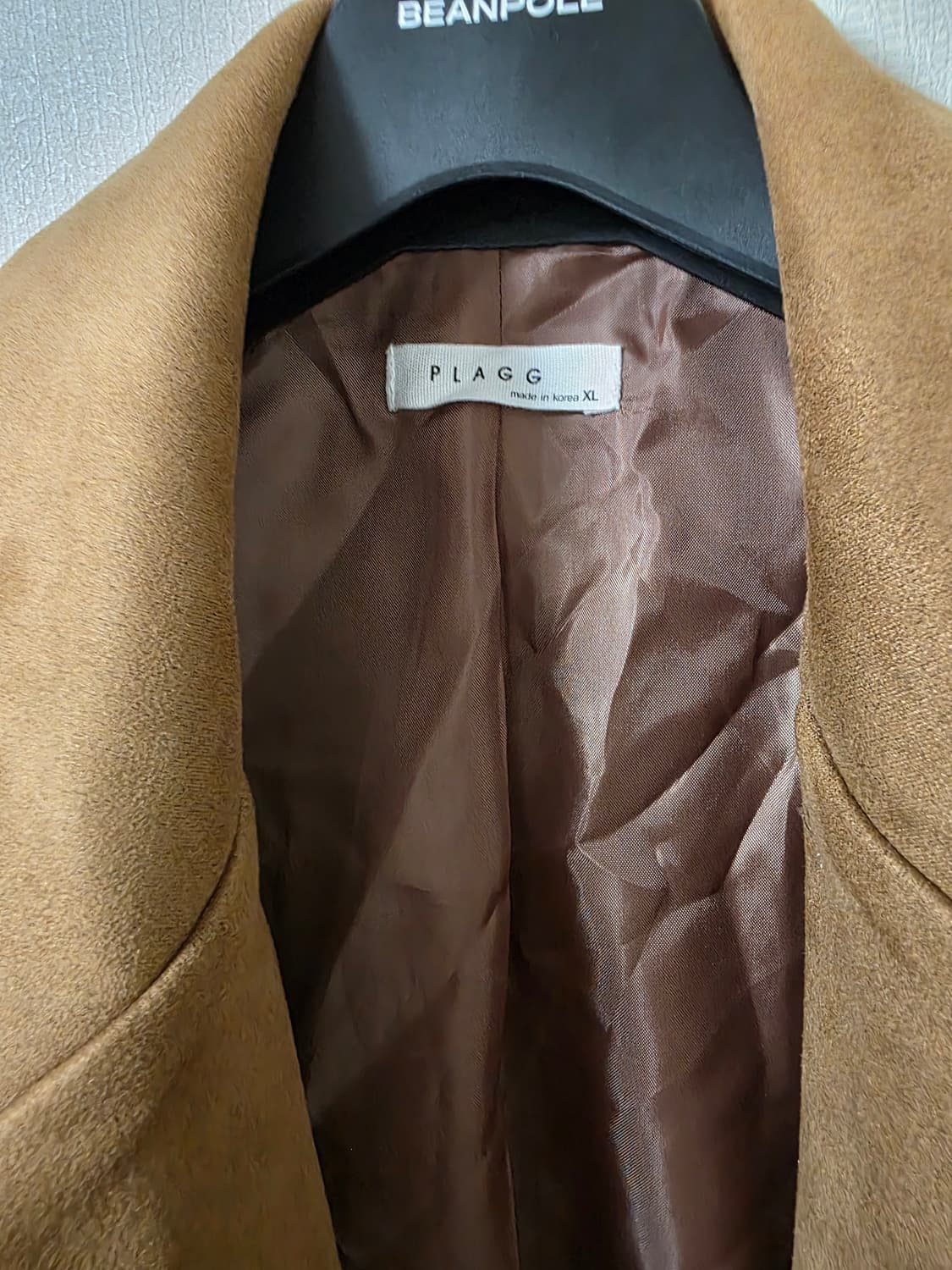 PLAGG 브라운 스웨이드 자켓 XL 상품이미지3