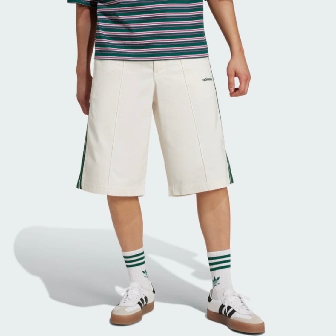아디다스 버뮤다팬츠 xs 화이트 상품이미지2