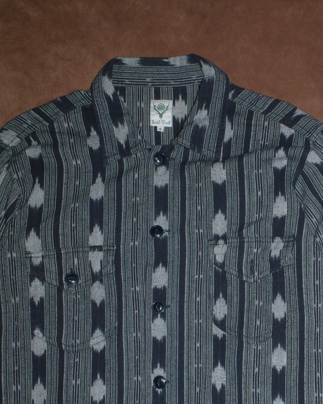 남이서팔 스모키패턴 코튼 셔츠 상품이미지2