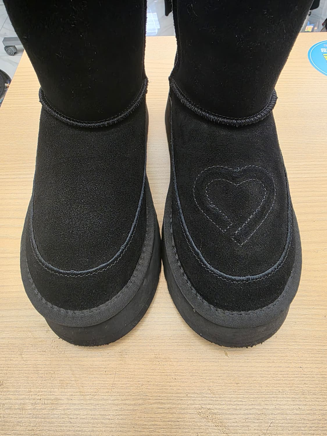 마크모크 MAC MOC 털부츠 블랙 250 상품이미지1