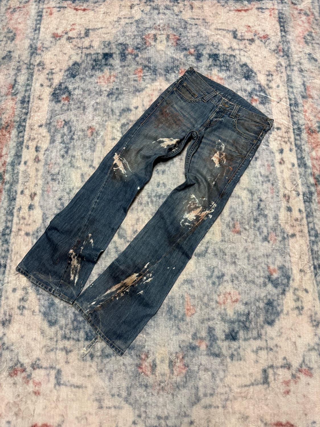 Tornado mart 00s dirty painting boots cu 상품이미지1