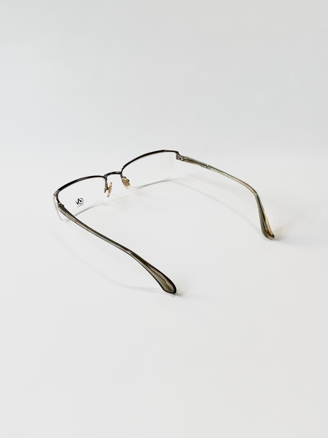 [픽키-643] 하프림 메탈 안경 클래식 브라운  상품이미지5