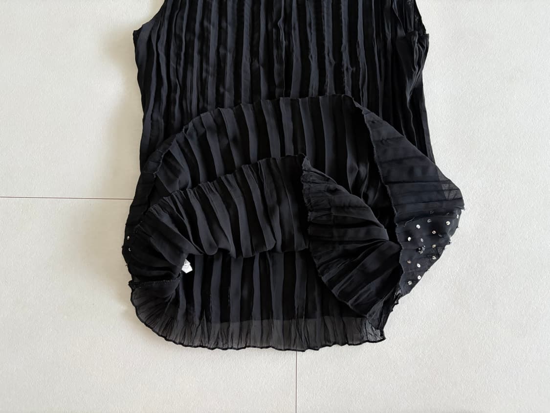 sequin pleated sleeveless top 상품이미지6