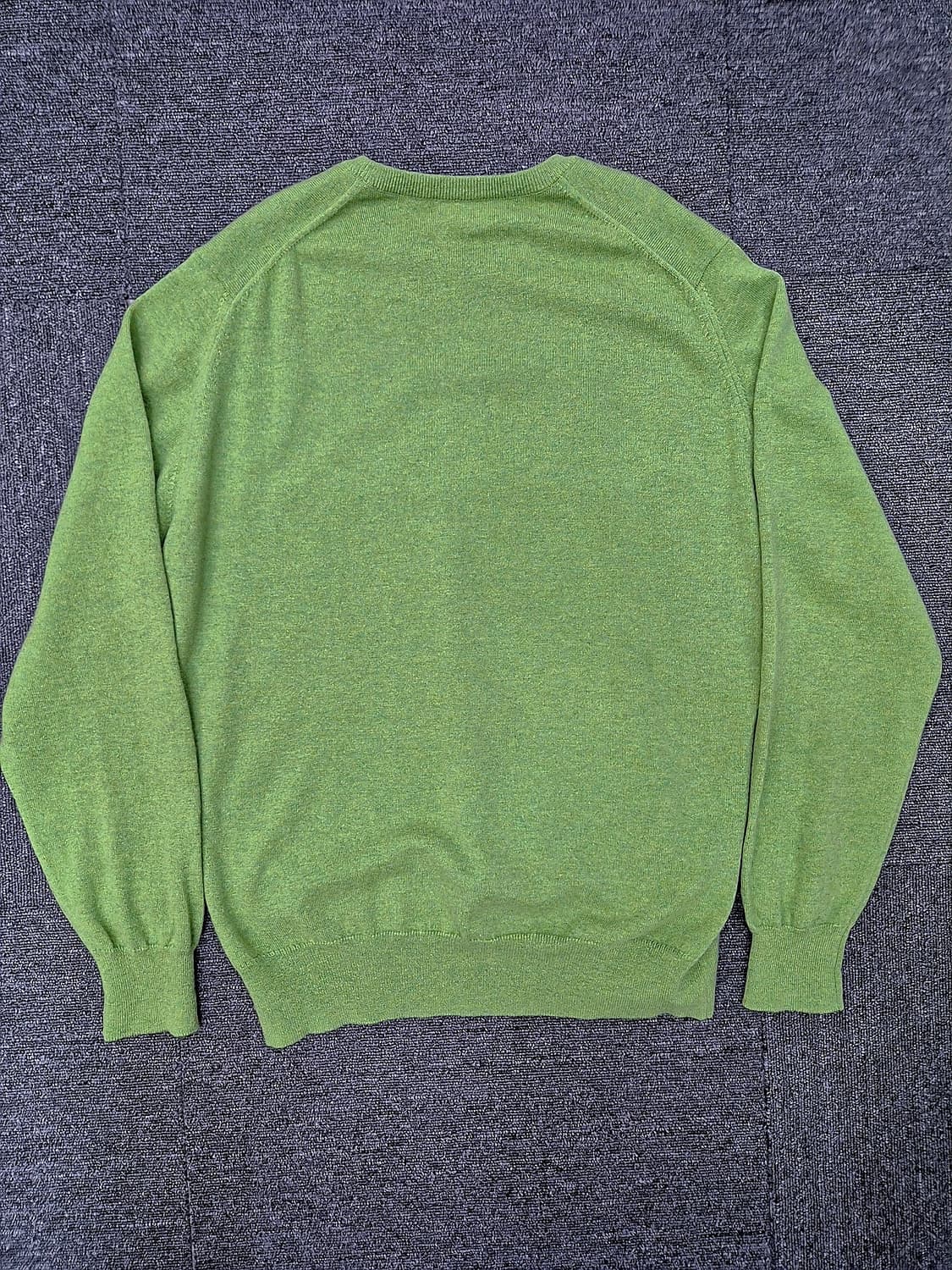 [105]<WILLIAM LOCKIE>캐시미어 100% 카키 니트 상품이미지4