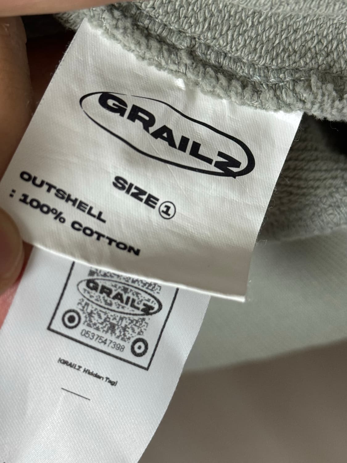 [1사이즈] 그레일즈 지오메트리 후드 애쉬 상품이미지3