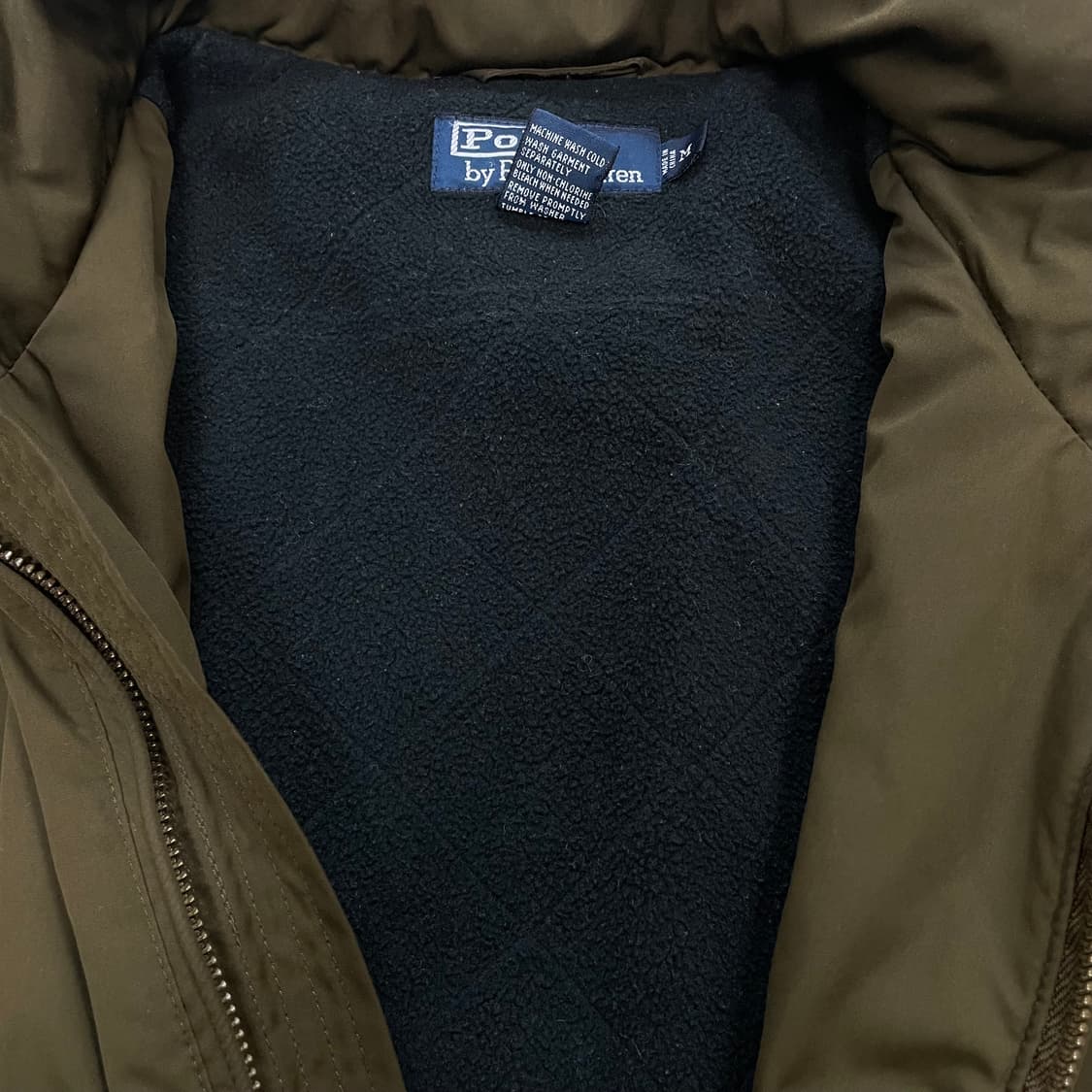 폴로 랄프로렌 포니 로고 폴리쉘 페리 점퍼 자켓 올리브그린  상품이미지4