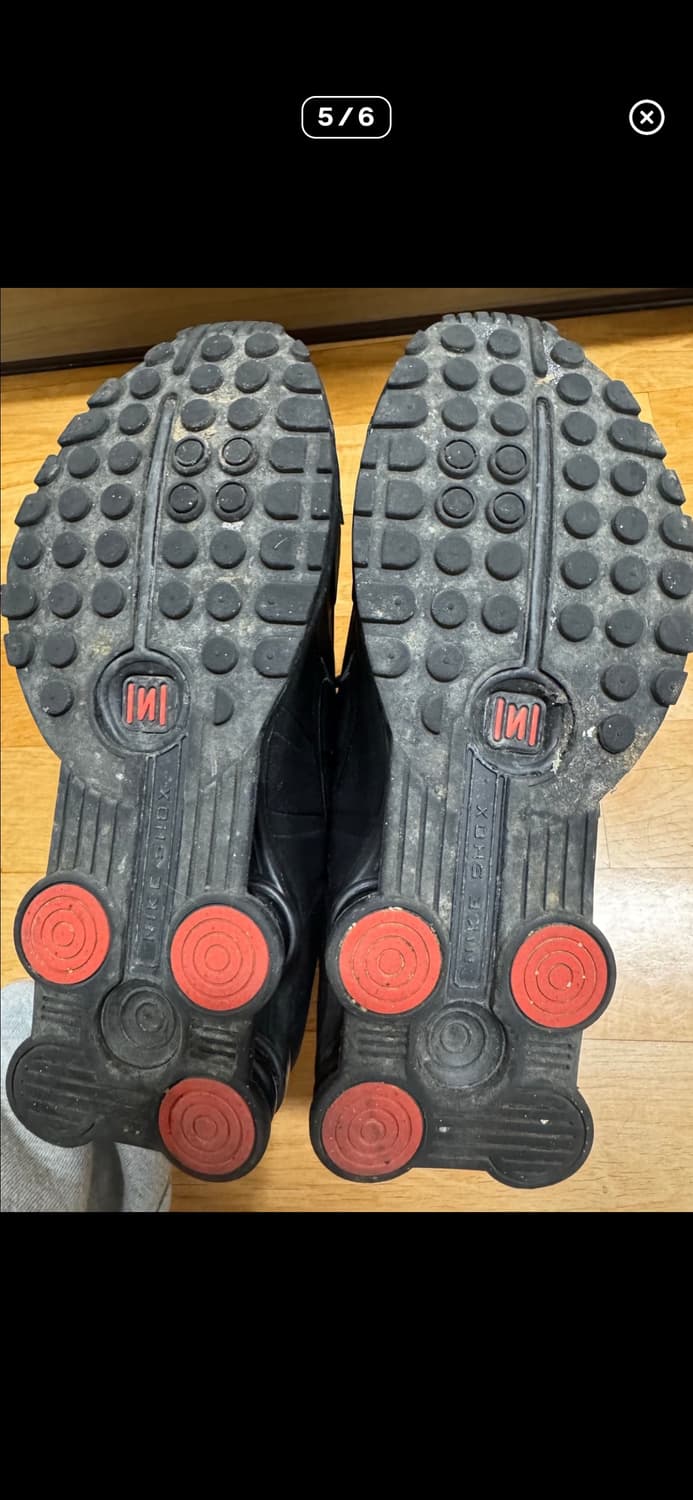 나이키 샥스 R4 블랙 상품이미지4