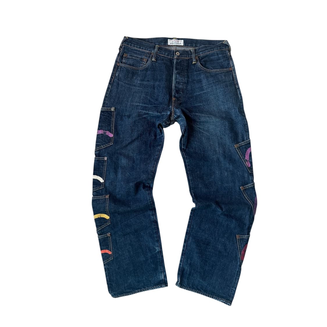 에비수 멀티포켓 Black-White ss 데님팬츠 ( Traviss) 상품이미지2