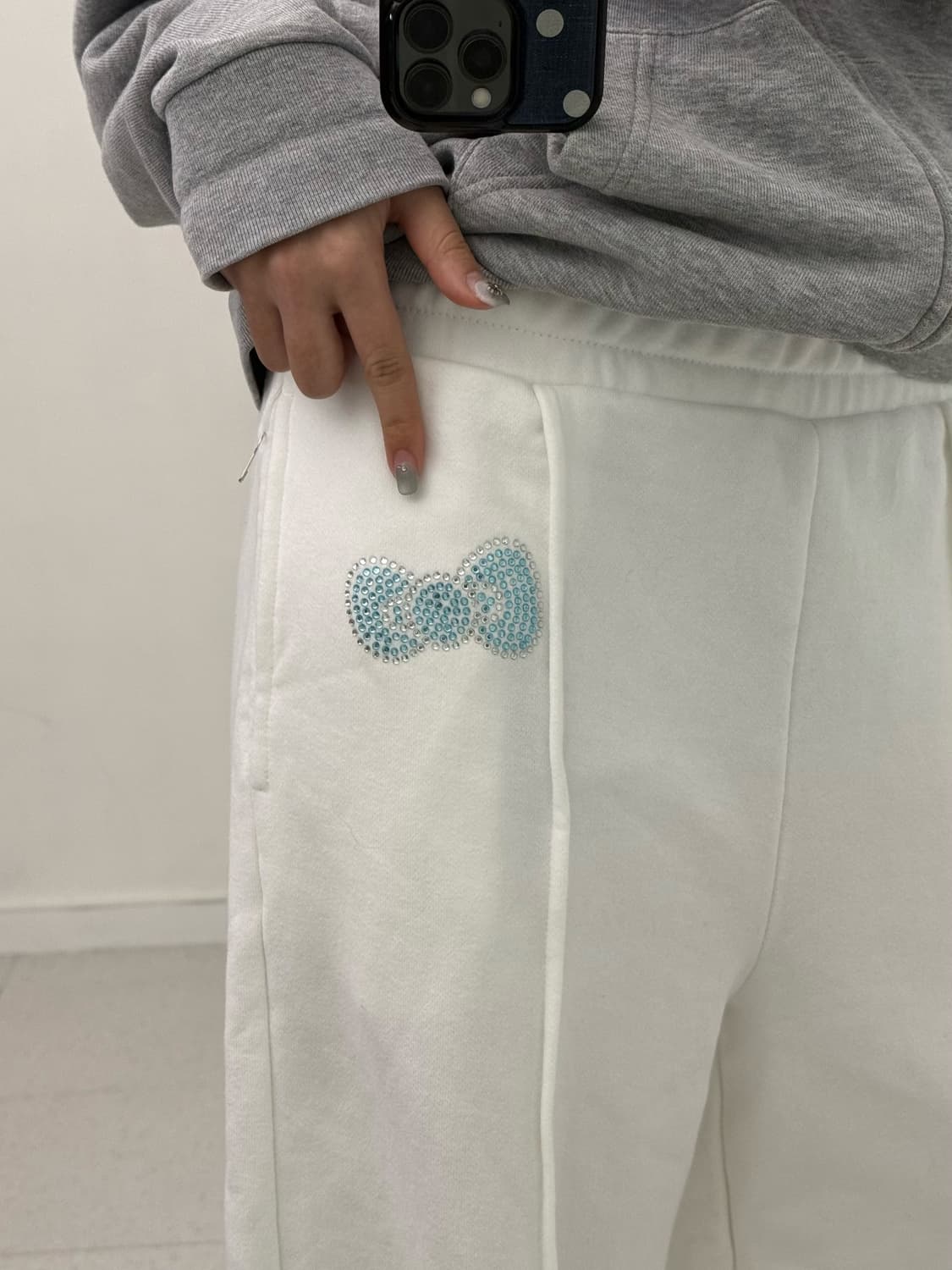 포에버21 x 헬로키티 화이트 팬츠 상품이미지6