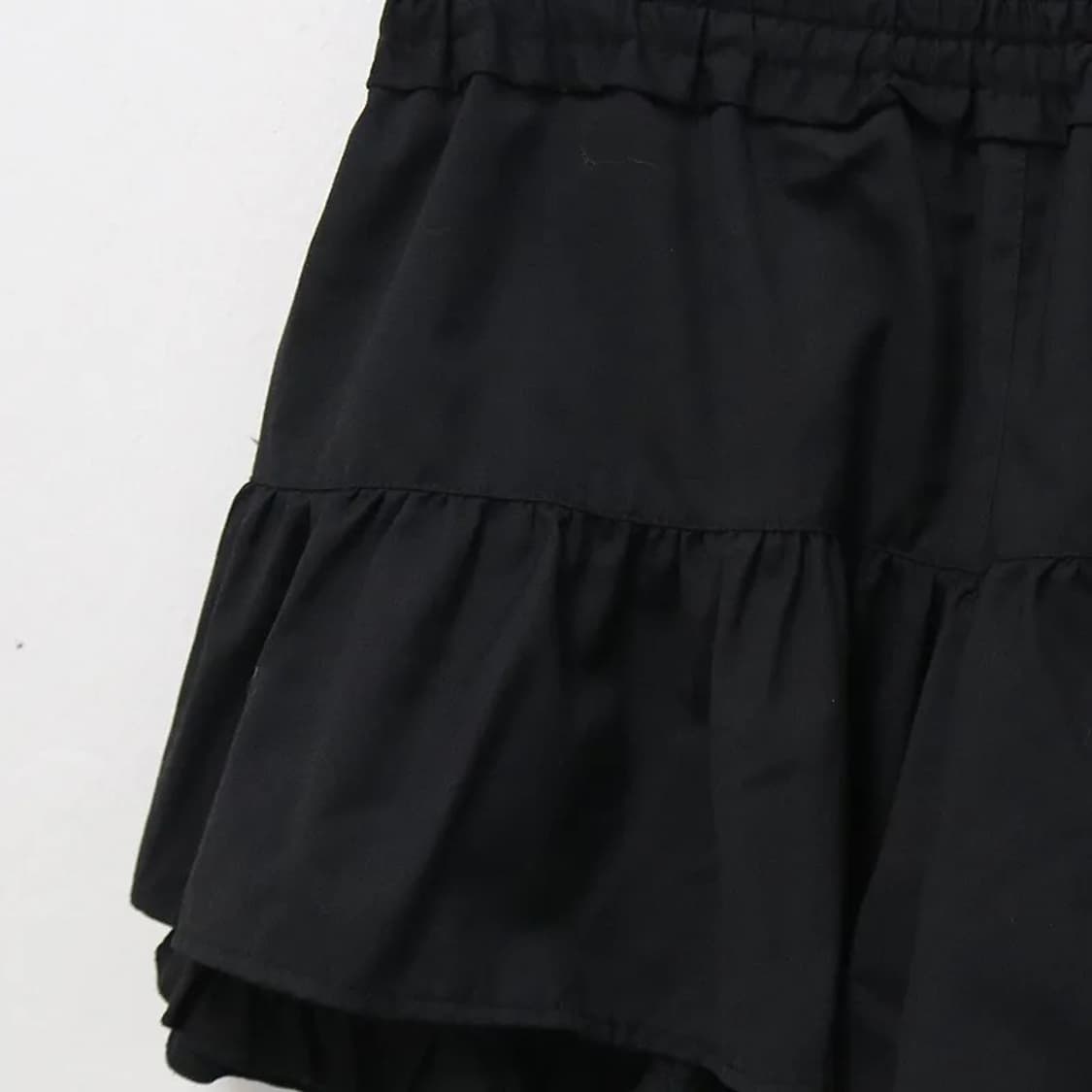 검정 프릴 (스커트같은) 반바지 상품이미지6