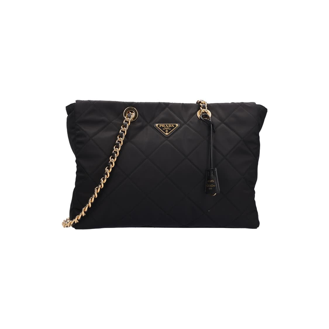프라다 1BG467 리에디션 1995 셰네 라지 리나일론 백 블랙 상품이미지1
