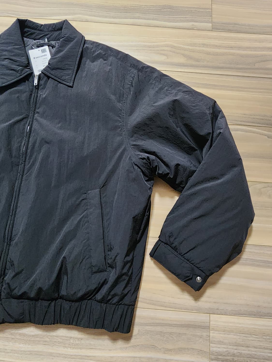 에잇세컨즈패디드블루종자켓점퍼블랙xl 상품이미지2