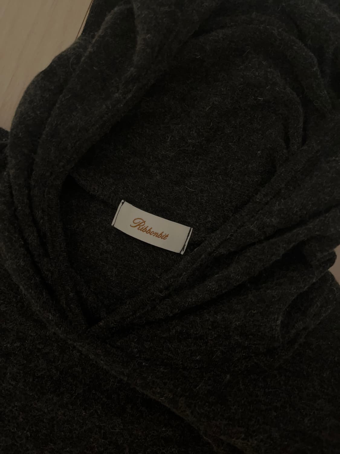 리본빛 린 드레스 차콜 상품이미지4